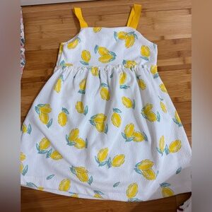 ZARA Lemon Print Dress